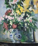 Paul Cezanne Les deux vases de fleurs USA oil painting artist